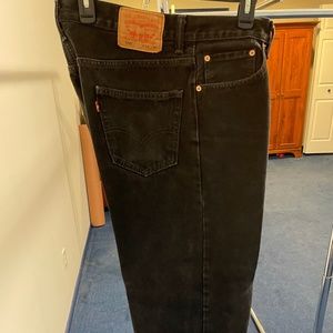 MENS LEVI BLACK JEANS 550 WAIST 36 LENGTH 30